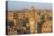 Elevated View of the Old City of Sanaa, UNESCO World Heritage Site, Yemen, Middle East-Bruno Morandi-Premier Image Canvas