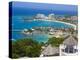 Elevated View over City and Coastline, Ocho Rios, St. Ann Parish, Jamaica, Caribbean-Doug Pearson-Premier Image Canvas