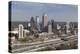 Elevated View over Interstate 85 Passing the Atlanta Skyline-Gavin Hellier-Premier Image Canvas