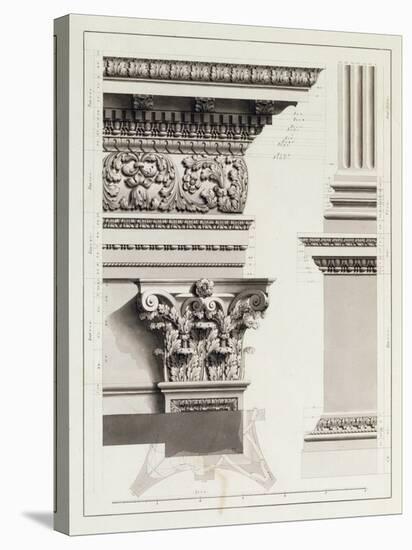 Elevation of Pedestal Entablature of the Arch at Tripoli-James Bruce-Premier Image Canvas