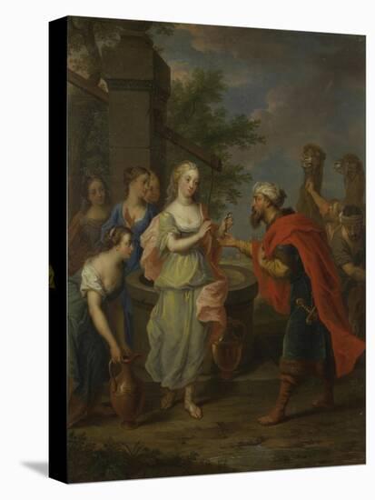 Eliezer and Rebecca at the Well-Balthasar Beschey-Premier Image Canvas
