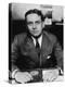Eliot Ness, Treasury Prohibition Agent Who Brought Down Al Capone, Ca. 1935-null-Stretched Canvas
