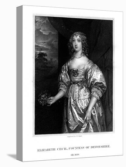 Elizabeth Cecil, Countess of Devonshire-John Samuel Agar-Premier Image Canvas