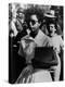 Elizabeth Eckford Is Harassed as She Enters Little Rock Central High, Sept 6, 1957-null-Stretched Canvas
