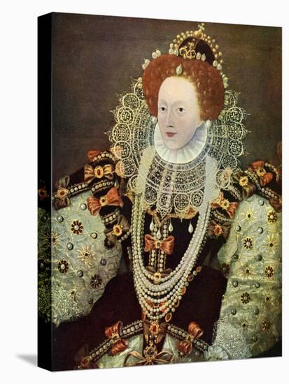 Elizabeth I, Queen of England and Ireland, C1588, (C1902-190)-George Gower-Premier Image Canvas