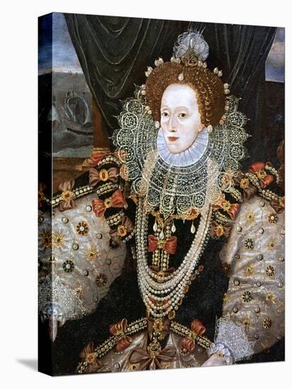 Elizabeth I, Queen of England and Ireland, C1588-George Gower-Premier Image Canvas
