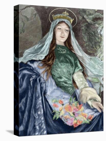 Elizabeth of Hungary, (1207-1231)-null-Premier Image Canvas