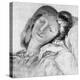 Elizabeth Siddal - wife-Dante Gabriel Rossetti-Premier Image Canvas