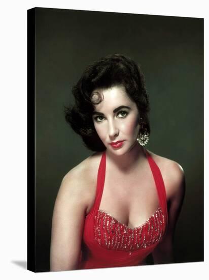 Elizabeth Taylor 1953-null-Stretched Canvas