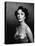 Elizabeth Taylor (b/w photo)-null-Stretched Canvas