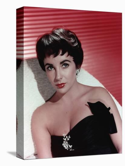 ELIZABETH TAYLOR (photo)-null-Stretched Canvas