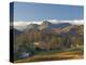 Elterwater Village with Langdale Pikes, Lake District National Park, Cumbria, England-James Emmerson-Premier Image Canvas