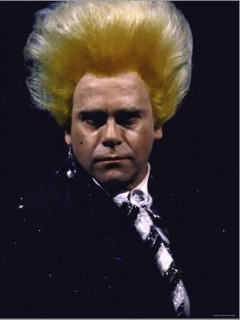 Elton John Wearing Amadeus Mozart Wig' Premium Photographic Print | Art.com