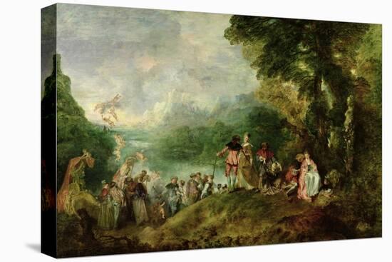 Embarkation for Cythera, 1717-Jean Antoine Watteau-Premier Image Canvas