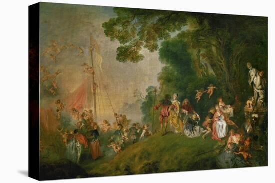 Embarkation for the Island of Cythera, 1718-Jean Antoine Watteau-Premier Image Canvas