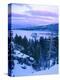 Emerald Bay State Park in Winter at Dusk, Lake Tahoe, California, USA-Scott T^ Smith-Premier Image Canvas
