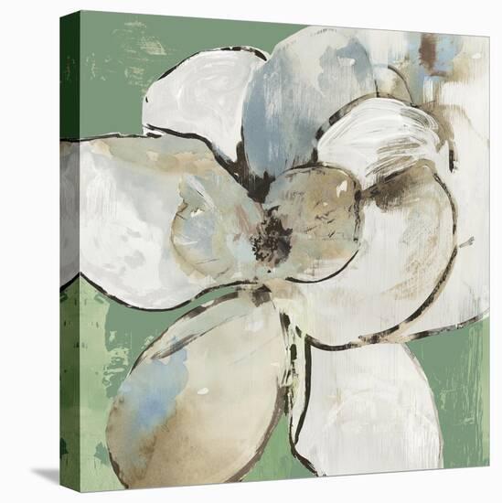 Emerald Flower I-Asia Jensen-Stretched Canvas