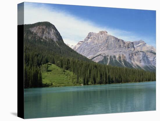 Emerald Lake, Yoho National Park, Rocky Mountains, British Columbia, Canada-Robert Harding-Premier Image Canvas