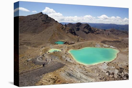 Emerald Lakes on the Tongariro Alpine Crossing-Stuart-Premier Image Canvas