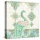 Emerald Peacock I-Janice Gaynor-Stretched Canvas