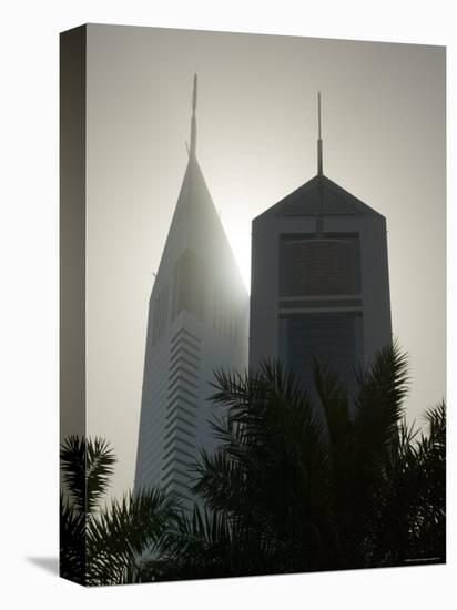 Emirates Towers, Sheikh Zayed Road Area, Dubai, United Arab Emirates-Walter Bibikow-Premier Image Canvas