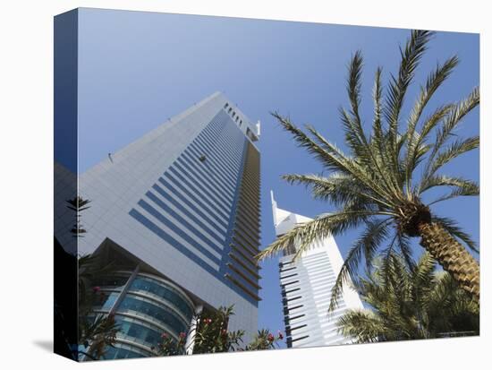 Emirates Towers, Sheikh Zayed Road, Dubai, United Arab Emirates, Middle East-Amanda Hall-Premier Image Canvas