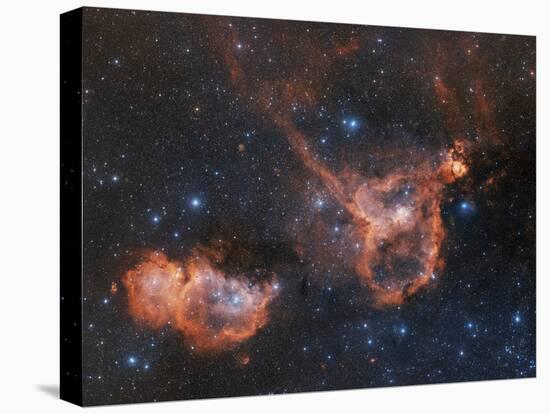 Emission Nebulae IC 1848 And IC 1805-Davide De Martin-Premier Image Canvas