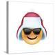 Emoji Sun Glasses Trapper hat-Ali Lynne-Premier Image Canvas