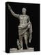 Emperor Augustus in Military Dress, Marble Figure from the Prima Porta-null-Premier Image Canvas