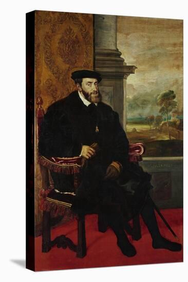 Emperor Charles V (Karl V), 1548-Titian (Tiziano Vecelli)-Premier Image Canvas