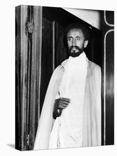 Emperor Haile Selassie I of Ethiopia Photographed at Euston Station-null-Premier Image Canvas