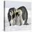 Emperor Penguin Adults with Chick-null-Premier Image Canvas