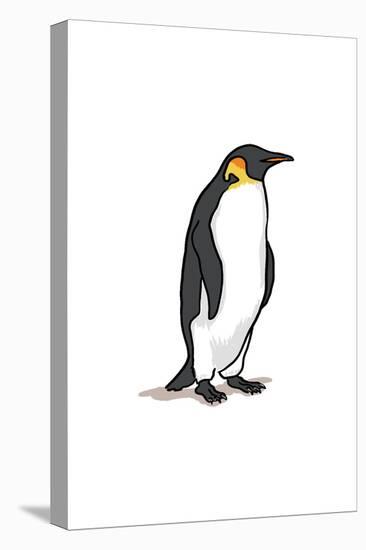 Emperor Penguin - Icon-Lantern Press-Stretched Canvas