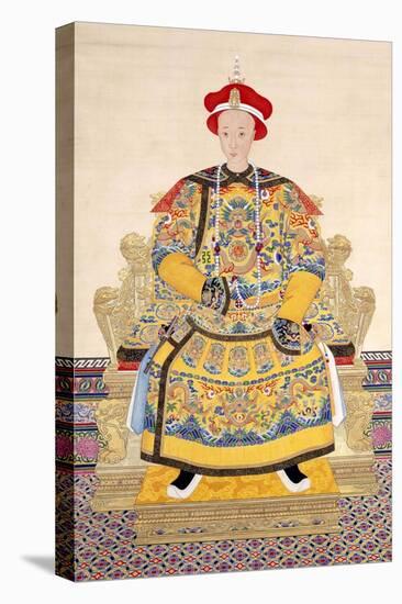Emperor Tongzhi (1856 - 1875), His Temple Name was Muzong-Chinese School-Premier Image Canvas