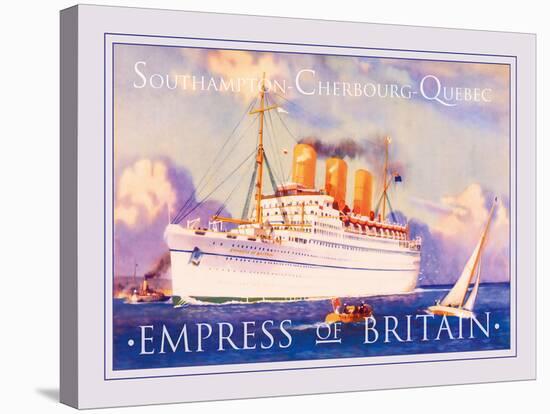 Empress of Britain-The Vintage Collection-Stretched Canvas