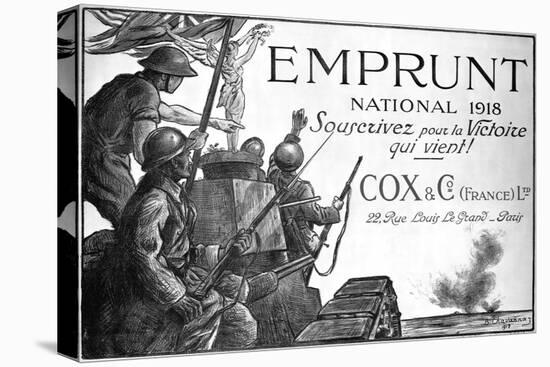 Emprunt National 1918, Souscrivez Pour La Victoire Qui Vient! World War I Poster-null-Premier Image Canvas