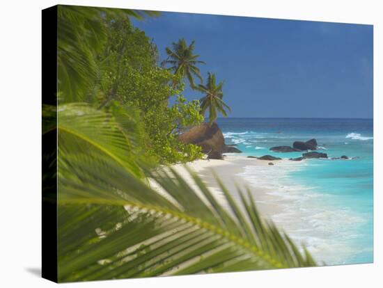 Empty Beach, Seychelles, Indian Ocean, Africa-Sakis Papadopoulos-Premier Image Canvas