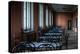 Empty Tables in Long Room-Nathan Wright-Premier Image Canvas