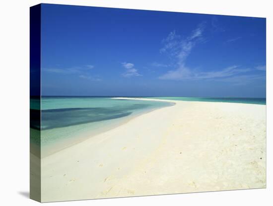 Empty Tropical Beach in the Maldive Islands, Indian Ocean-Harding Robert-Premier Image Canvas