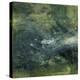 Encaustic Tile in Green IV-Sharon Gordon-Stretched Canvas