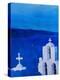 Enchanting Santorini Greece View from Oia-Markus Bleichner-Stretched Canvas