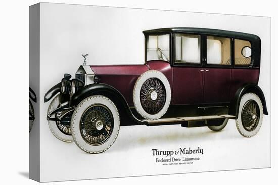 Enclosed Drive Rolls-Royce Limousine with Partition Behind the Driver, C1910-1929-null-Premier Image Canvas