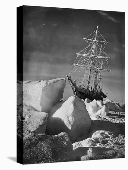 Endurance Trapped in Ice-Frank Hurley-Premier Image Canvas