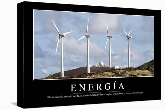 Energía. Cita Inspiradora Y Póster Motivacional-null-Premier Image Canvas