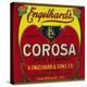 Engelhard's Coffee Label - Louisville, KY-Lantern Press-Stretched Canvas