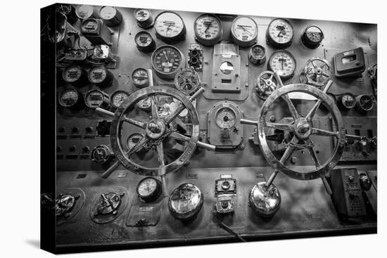 Engine Controls Aboard the Uss Midway in San Diego, Ca-Andrew Shoemaker-Premier Image Canvas