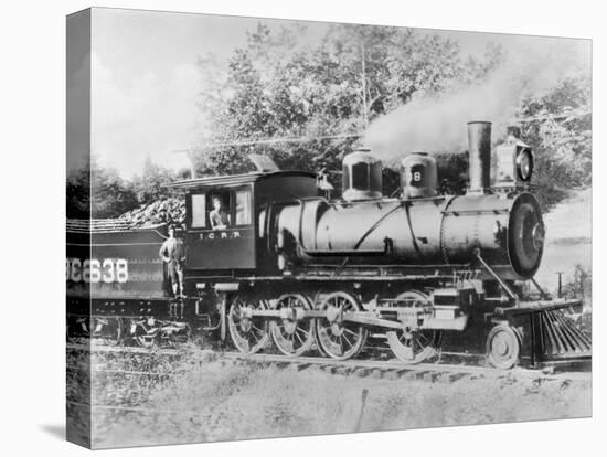 Engineer Casey Jones on Engine No. 638-J.E. France-Premier Image Canvas