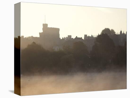 England, Berkshire, Windsor, Windsor Castle and River Thames at Dawn-Steve Vidler-Premier Image Canvas