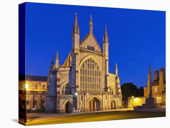 England, Hampshire, Winchester, Winchester Cathedral-Steve Vidler-Premier Image Canvas