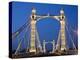 England, London, Chelsea, Albert Bridge-Steve Vidler-Premier Image Canvas